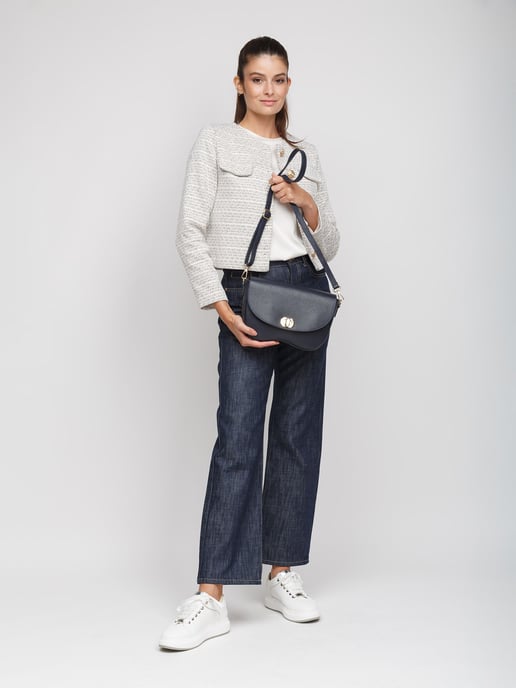 Giulia Monti Schultertasche Nachtblau - Image 4