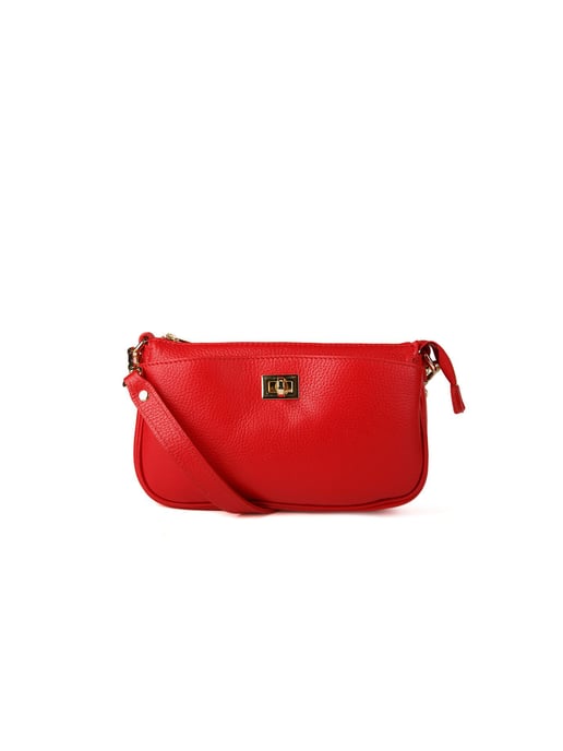 Giulia Monti Schultertasche Klassisches Rot - Image 1