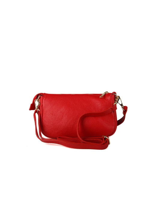 Giulia Monti Schultertasche Klassisches Rot - Image 3