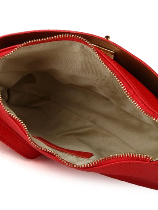 Giulia Monti Schultertasche Klassisches Rot - Image 4