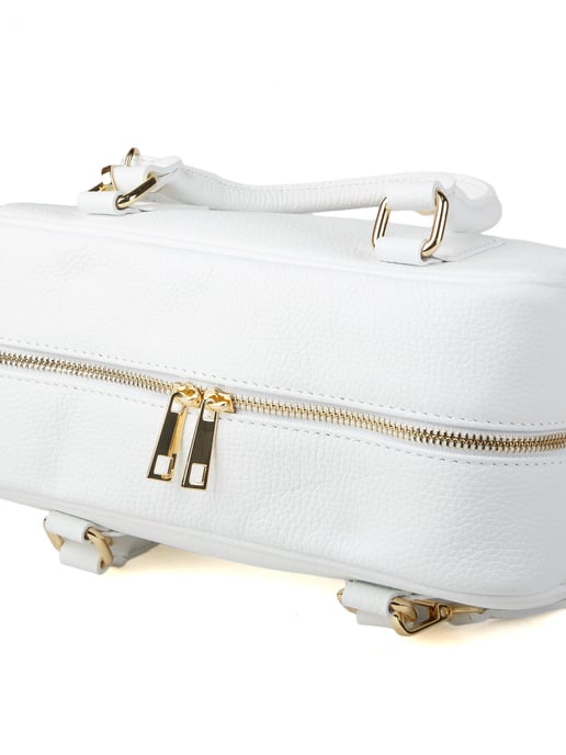 Giulia Monti Schultertasche Weiß - Image 4