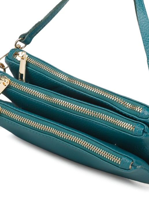 Giulia Monti Schultertasche Meergrün - Image 4