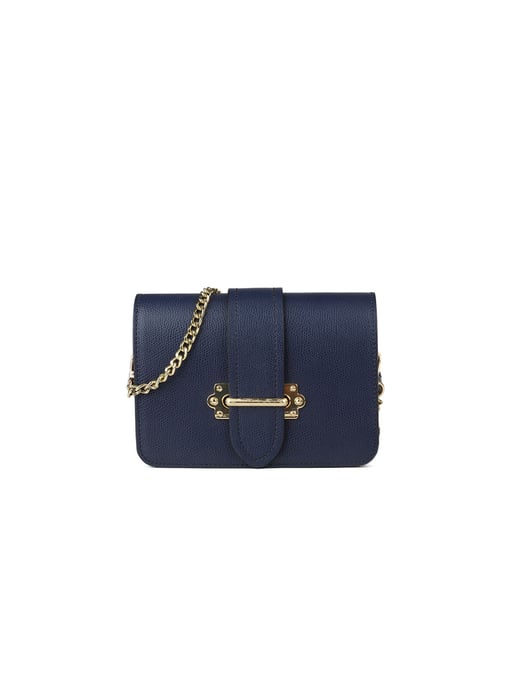 Giulia Monti Schultertasche/Taschenbauchtasche Marineblau - Image 1