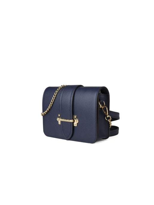 Giulia Monti Schultertasche/Taschenbauchtasche Marineblau - Image 2