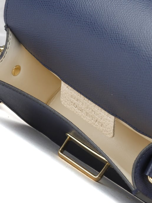 Giulia Monti Schultertasche/Taschenbauchtasche Marineblau - Image 4