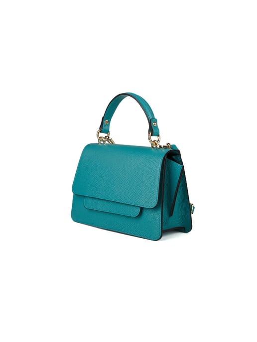 Giulia Monti Schultertasche Türkis - Image 2