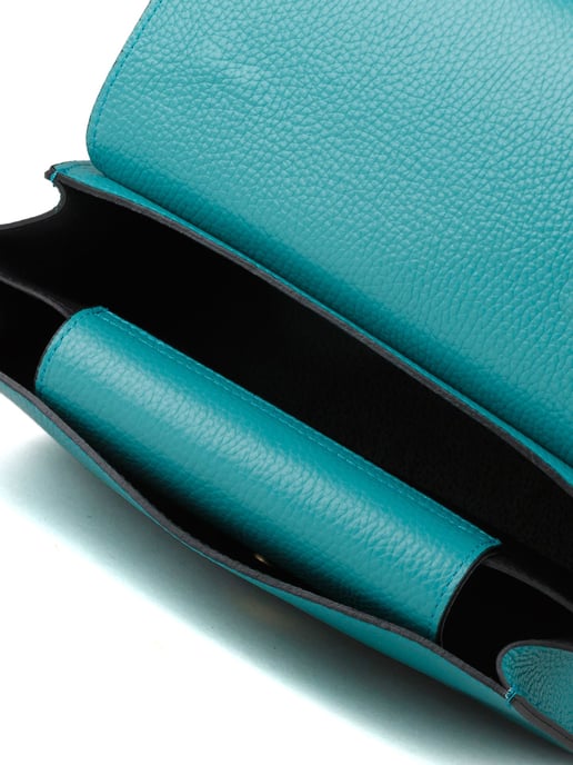Giulia Monti Schultertasche Türkis - Image 4