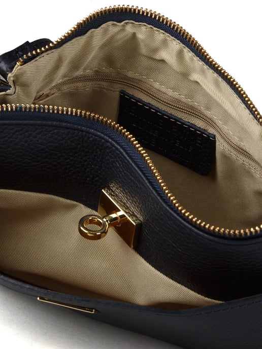 Giulia Monti Schultertasche Marineblau - Image 4