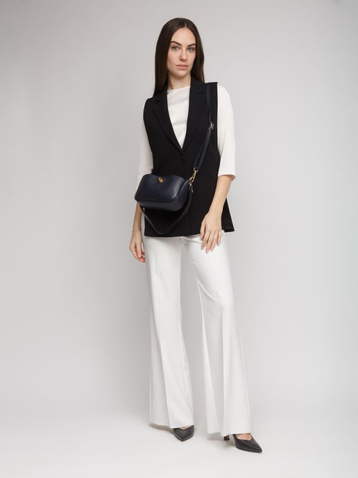 Giulia Monti Schultertasche Marineblau - Image 5
