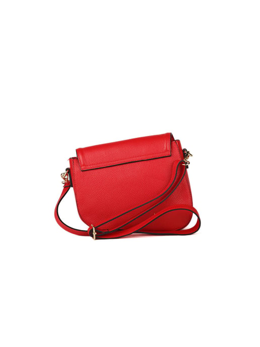Giulia Monti Schultertasche Klassisches Rot - Image 3