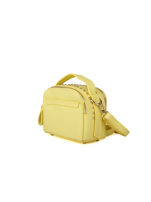 Giulia Monti Schultertasche Zitrone - Image 2