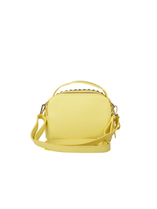 Giulia Monti Schultertasche Zitrone - Image 3