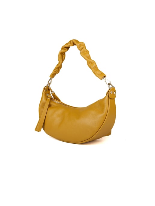 Giulia Monti Schultertasche Senf - Image 2