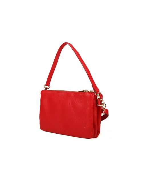 Giulia Monti Schultertasche Klassisches Rot - Image 2