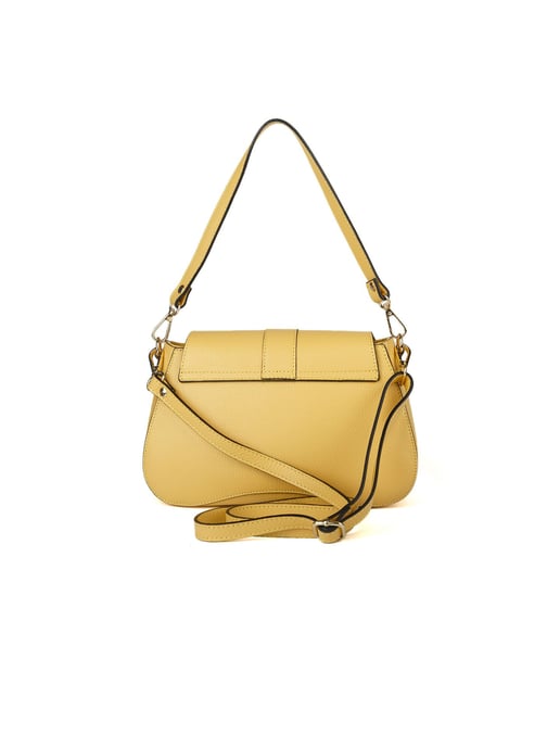 Giulia Monti Schultertasche Ananas Gelb - Image 3