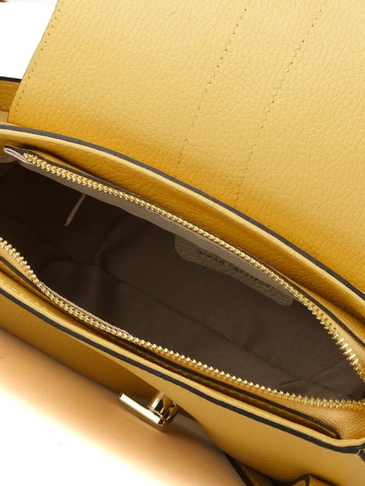 Giulia Monti Schultertasche Ananas Gelb - Image 4
