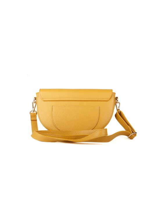 Giulia Monti Schultertasche Senfgelb - Image 3