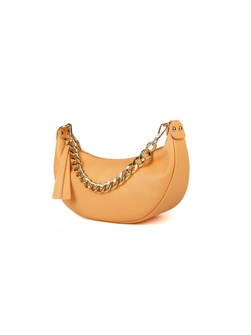 Giulia Monti Schultertasche Aprikose - Image 2