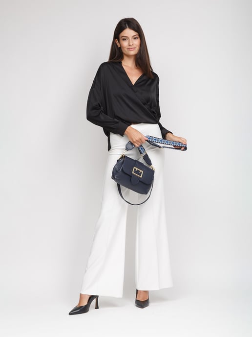 Giulia Monti Schultertasche Nachtblau - Image 5