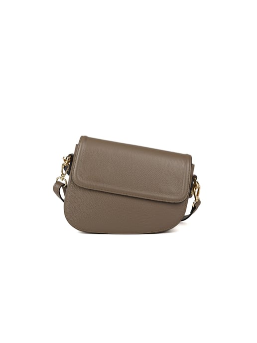 Giulia Monti Schultertasche Taupe - Image 1