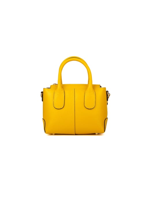 Giulia Monti Schultertasche Safran Gelb - Image 1