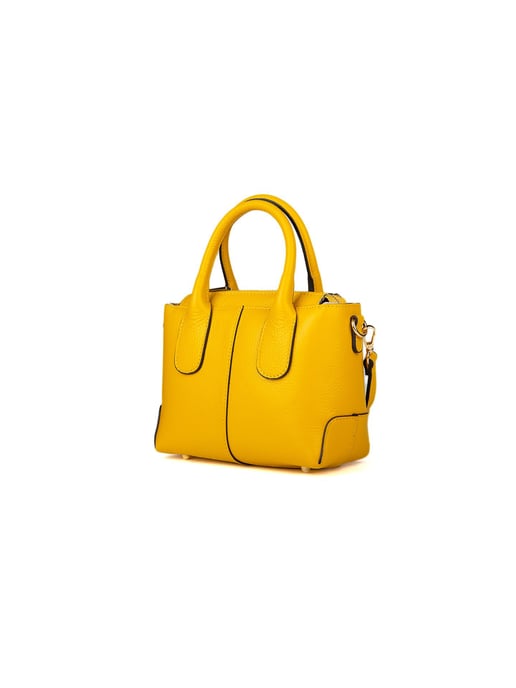 Giulia Monti Schultertasche Safran Gelb - Image 2