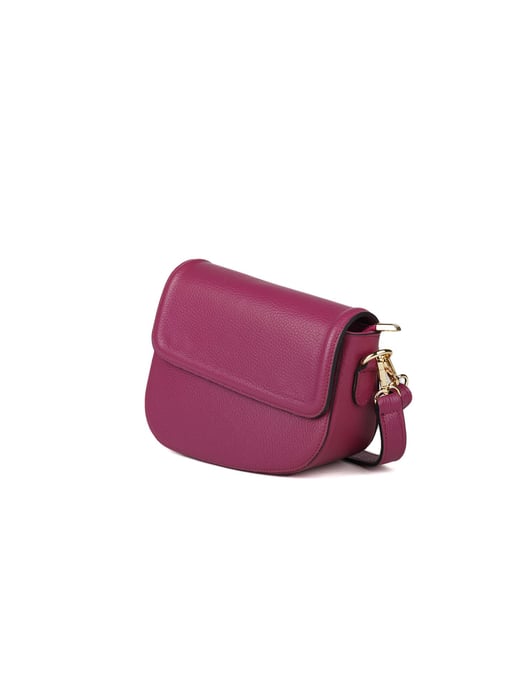 Giulia Monti Schultertasche Dunkel Fuchsie - Image 2