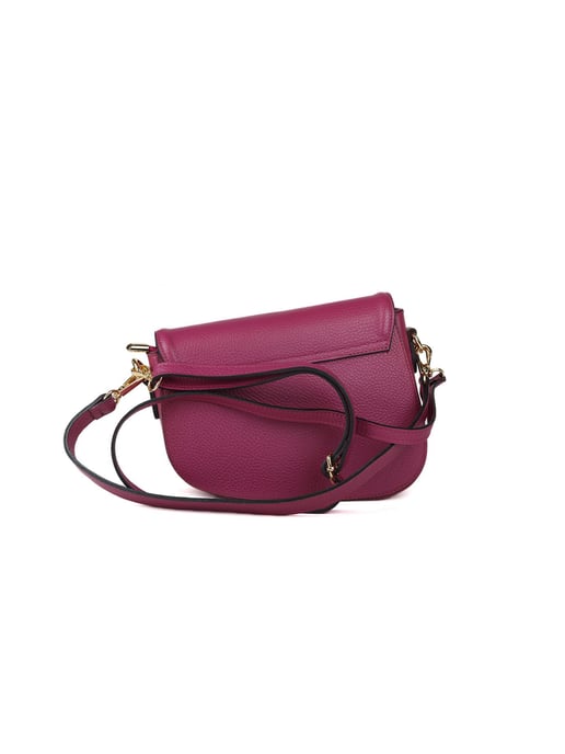 Giulia Monti Schultertasche Dunkel Fuchsie - Image 3