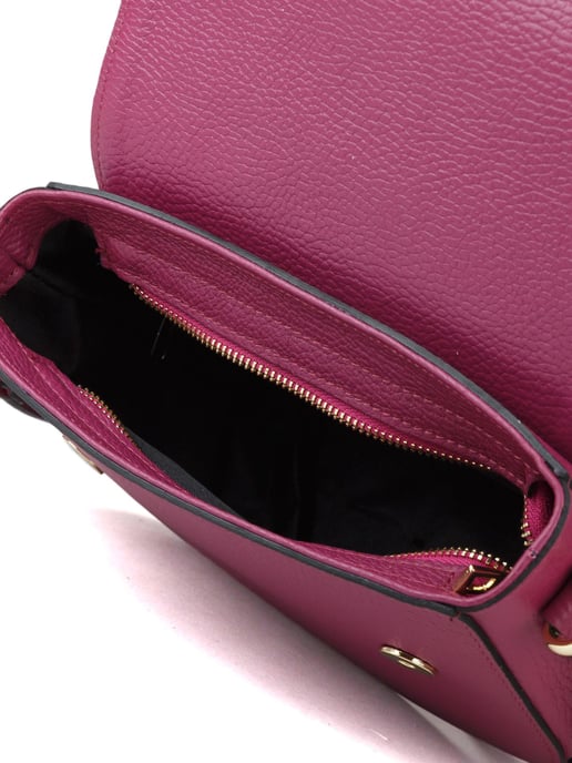 Giulia Monti Schultertasche Dunkel Fuchsie - Image 4