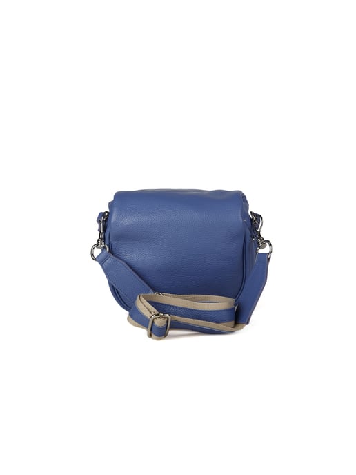 Giulia Monti Schultertasche Kornblumenblau - Image 3