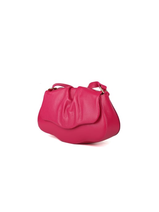 Giulia Monti Schultertasche Fuchsia - Image 2