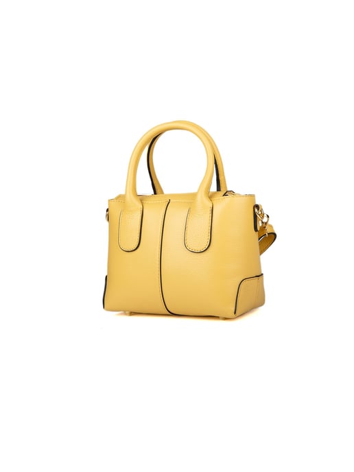Giulia Monti Schultertasche Zitrone - Image 2