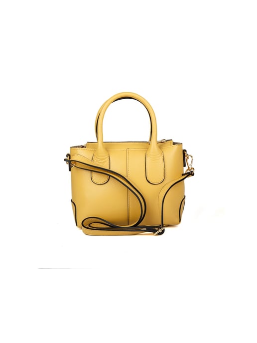 Giulia Monti Schultertasche Zitrone - Image 3