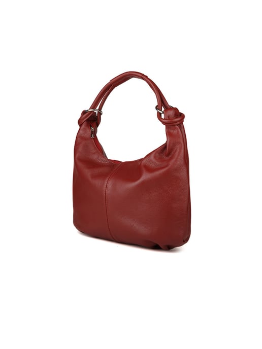 Giulia Monti Schultertasche Burgunderrot - Image 2