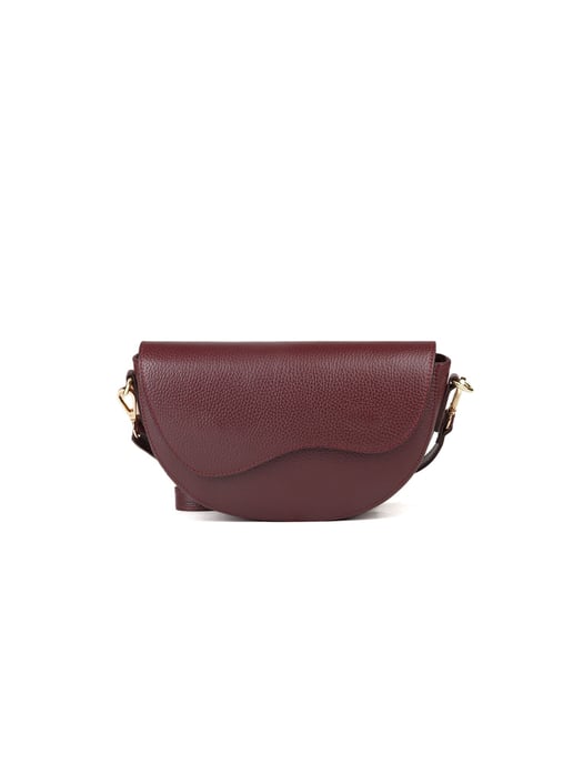 Giulia Monti Schultertasche Bordeaux - Image 1
