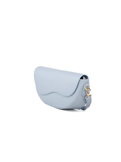 Giulia Monti Schultertasche Himmelblau - Image 2