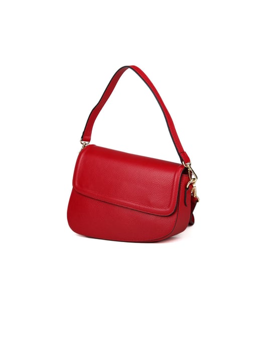 Giulia Monti Schultertasche in Karmesinrot - Image 2