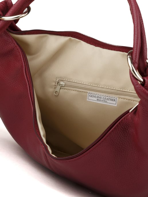 Giulia Monti Schultertasche Bordeaux - Image 4