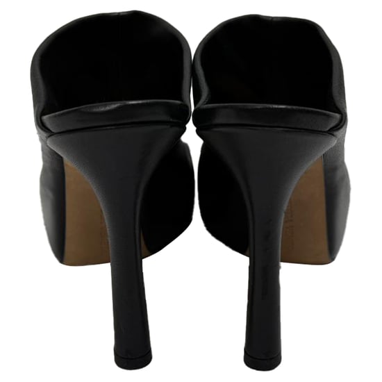 Bottega Veneta Bold Plateau-Mules aus schwarzem Leder - Image 3