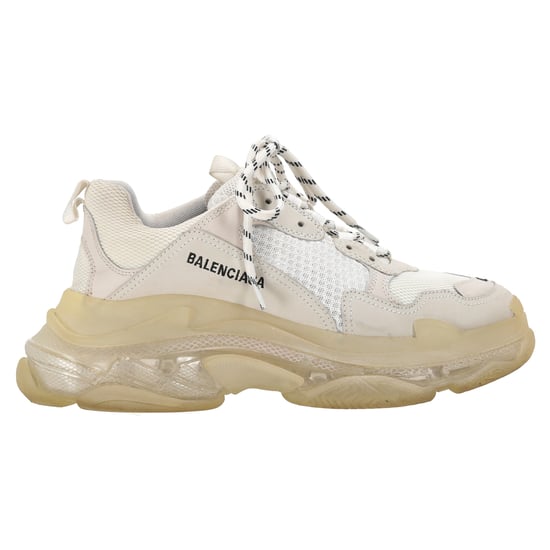 Balenciaga Triple S Clear Sole Sneakers aus weißem Polyester - Image 2