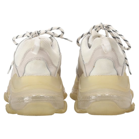 Balenciaga Triple S Clear Sole Sneakers aus weißem Polyester - Image 3