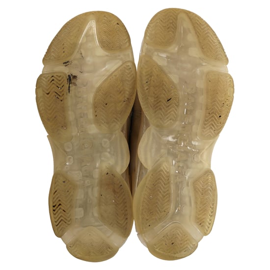 Balenciaga Triple S Clear Sole Sneakers aus weißem Polyester - Image 5