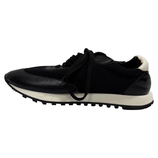 The Row Owen Runner Sneaker aus schwarzem Mesh und Leder - Image 4