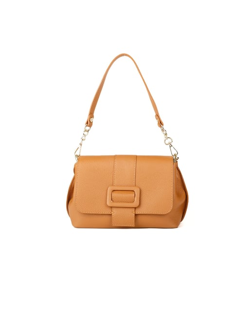 Giulia Monti Schultertasche Honig - Image 1