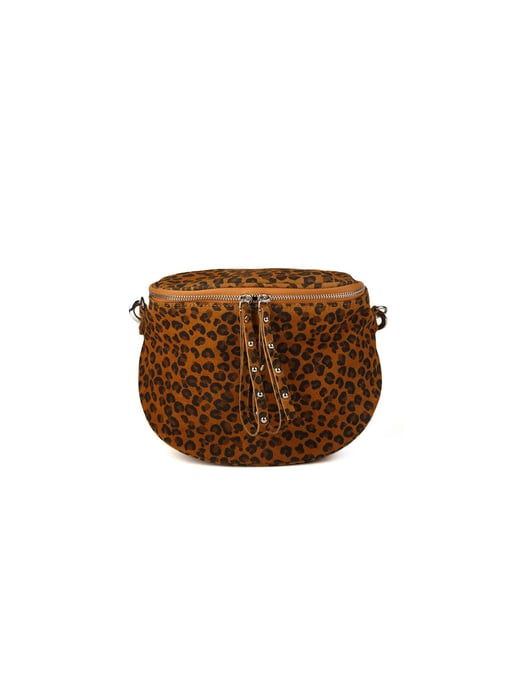 Giulia Monti Schultertasche Leopard - Image 1