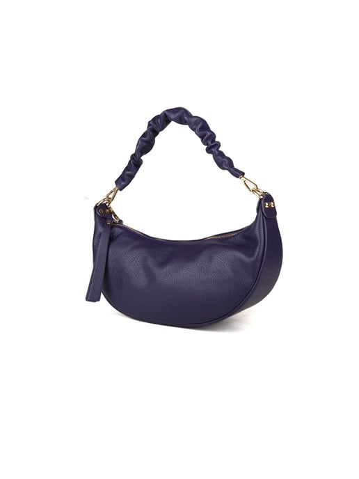 Giulia Monti Schultertasche Dunkellila - Image 2