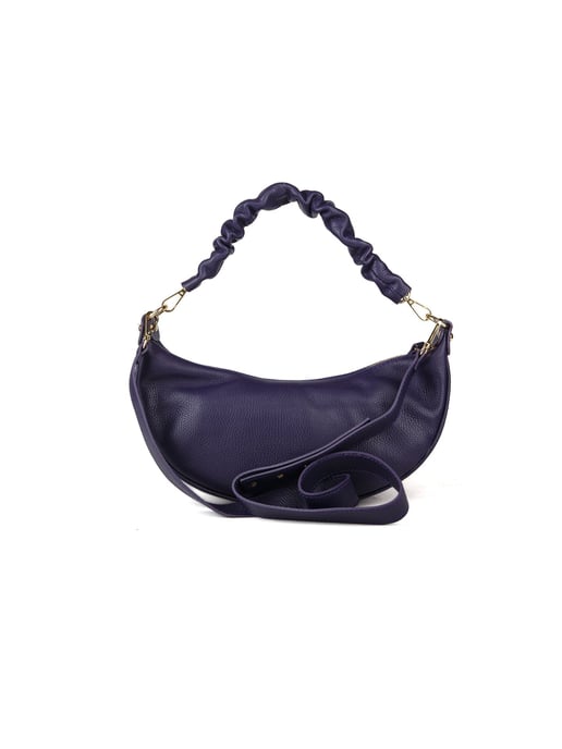 Giulia Monti Schultertasche Dunkellila - Image 3