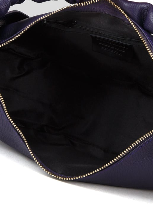 Giulia Monti Schultertasche Dunkellila - Image 4