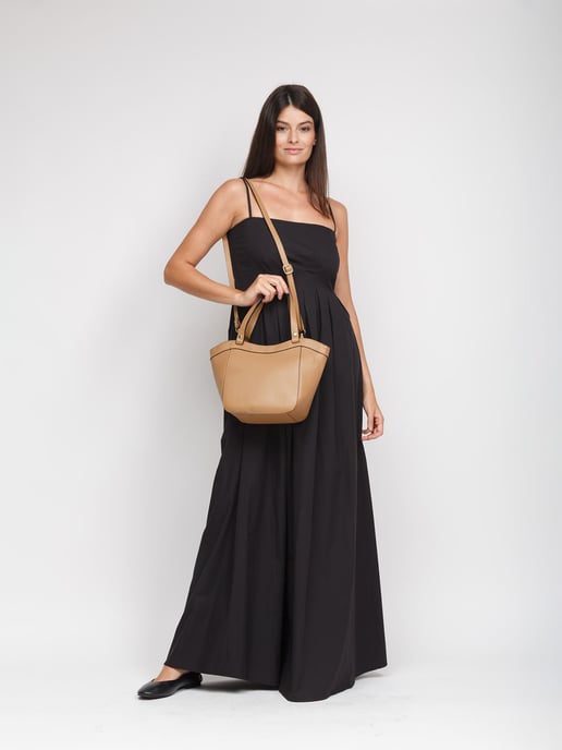 Giulia Monti Schultertasche Honig - Image 5