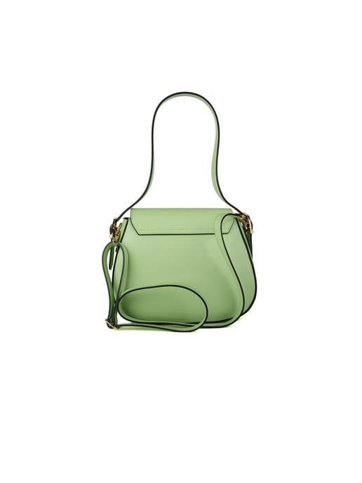 Giulia Monti Schultertasche Hellgrün - Image 3